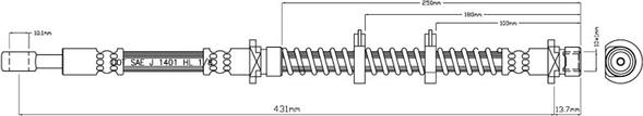 Motaquip VBJ223 - Əyləc şlanqı furqanavto.az