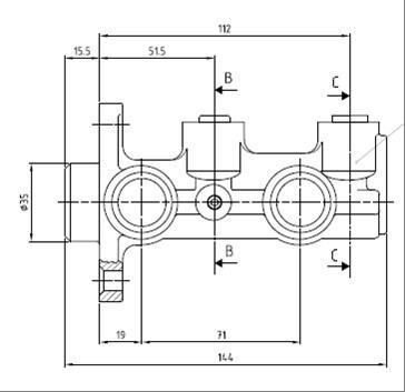 Motaquip VMC131 - Əyləc Baş Silindr furqanavto.az