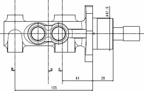 Motaquip VMC208 - Əyləc Baş Silindr furqanavto.az