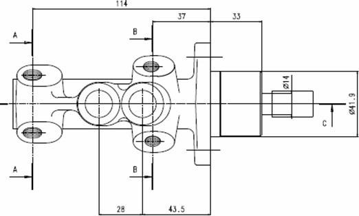 Motaquip VMC207 - Əyləc Baş Silindr furqanavto.az