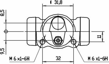 Motaquip VWC453 - Təkər əyləc silindri furqanavto.az