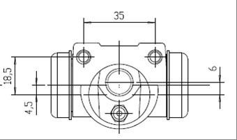 Motaquip VWC473 - Təkər əyləc silindri furqanavto.az