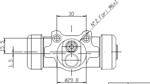 Motaquip VWC646 - Təkər əyləc silindri furqanavto.az