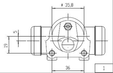 Motaquip VWC605 - Təkər əyləc silindri furqanavto.az