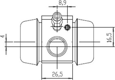 Motaquip VWC340 - Təkər əyləc silindri furqanavto.az