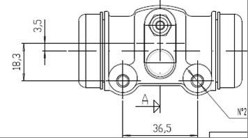 Motaquip VWC736 - Təkər əyləc silindri furqanavto.az