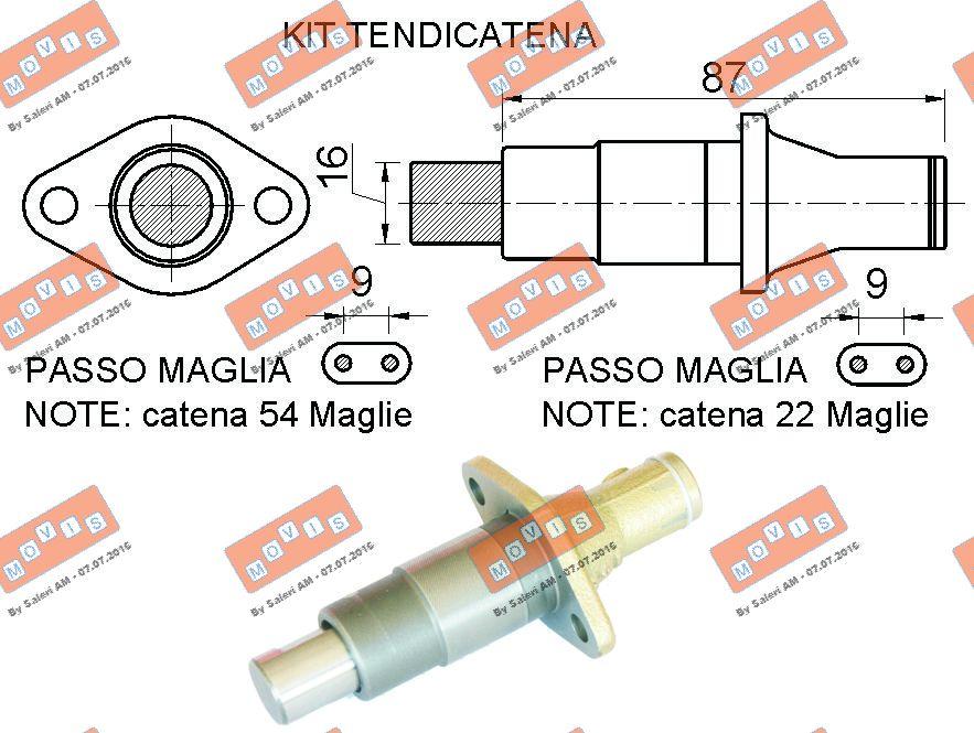 MOVIS AST8933K - Vaxt zəncirinin dəsti furqanavto.az