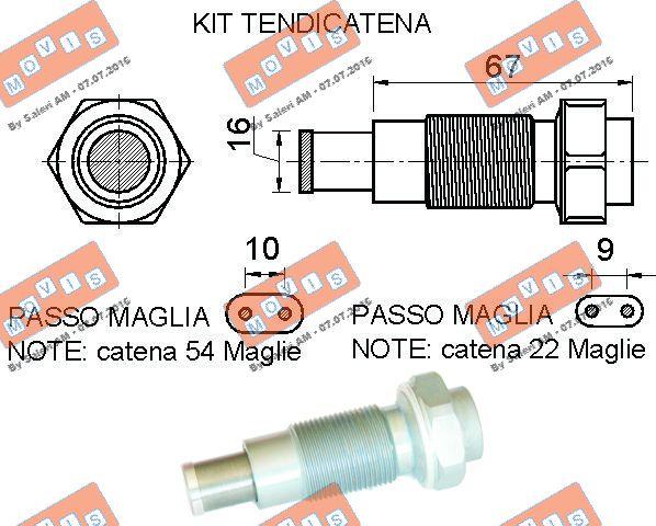 MOVIS AST8932K - Vaxt zəncirinin dəsti furqanavto.az