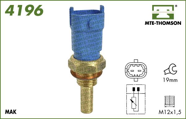 MTE-Thomson 4196 - Sensor, soyuducu suyun temperaturu furqanavto.az