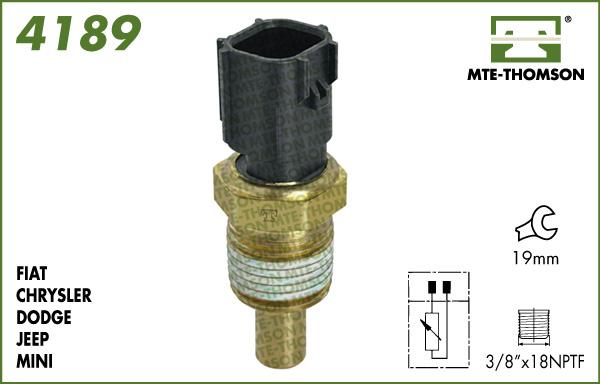 MTE-Thomson 4189 - Sensor, soyuducu suyun temperaturu furqanavto.az