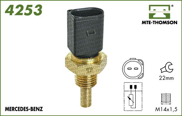 MTE-Thomson 4253 - Sensor, soyuducu suyun temperaturu furqanavto.az
