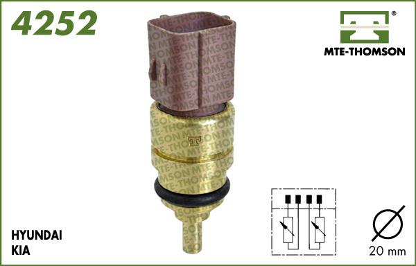 MTE-Thomson 4252 - Sensor, soyuducu suyun temperaturu furqanavto.az