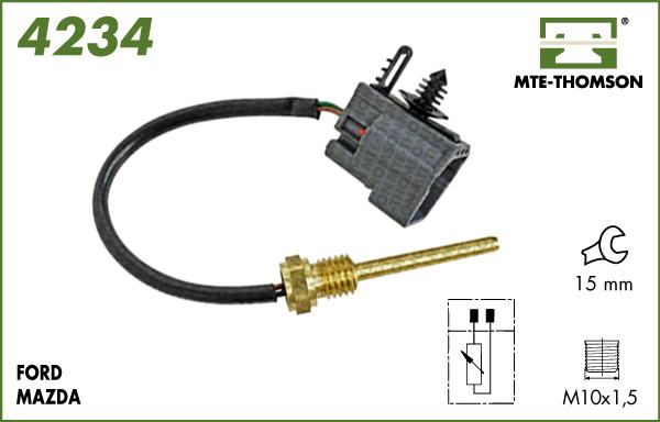 MTE-Thomson 4234 - Sensor, soyuducu suyun temperaturu furqanavto.az