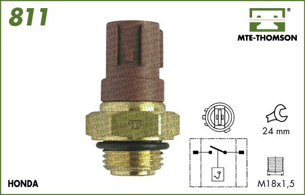 MTE-Thomson 811 - Temperatur açarı, radiator/kondisioner ventilyatoru furqanavto.az