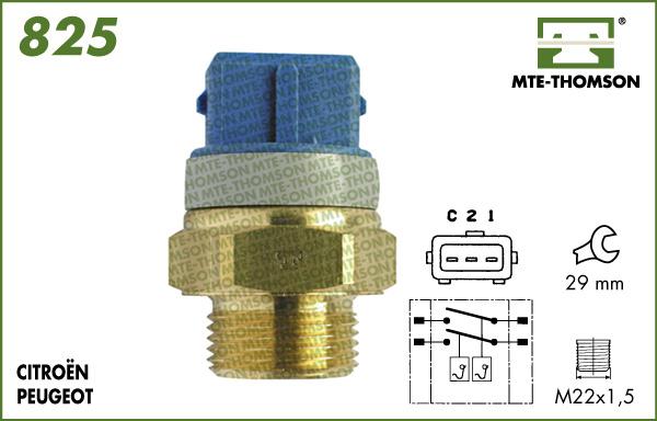 MTE-Thomson 825.92/97 - Temperatur açarı, radiator/kondisioner ventilyatoru furqanavto.az