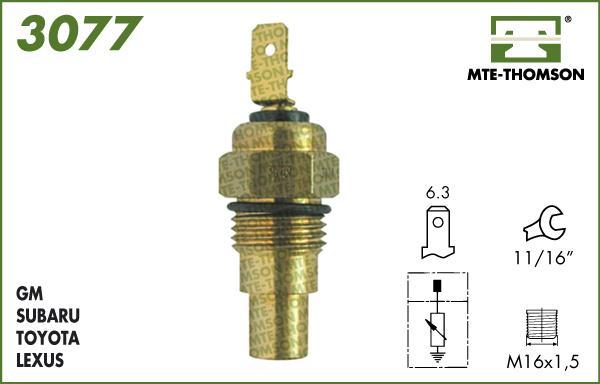 MTE-Thomson 3077 - Sensor, soyuducu suyun temperaturu furqanavto.az