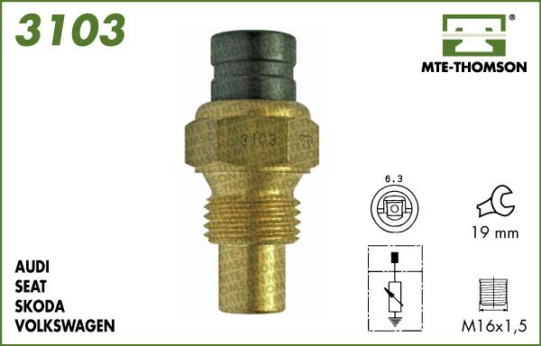 MTE-Thomson 3103 - Sensor, soyuducu suyun temperaturu furqanavto.az