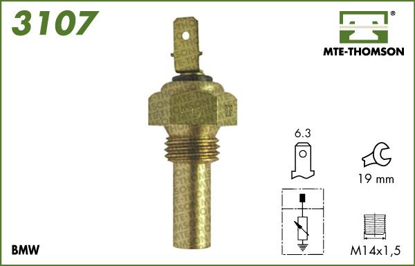 MTE-Thomson 3107 - Sensor, soyuducu suyun temperaturu furqanavto.az