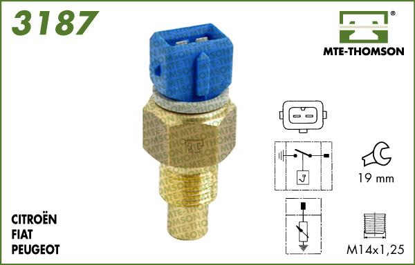 MTE-Thomson 3187 - Sensor, soyuducu suyun temperaturu furqanavto.az