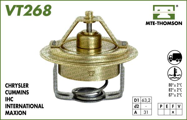 MTE-Thomson VT268.80 - Termostat, soyuducu furqanavto.az