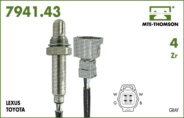 MTE-Thomson 7941.43.080 - Lambda Sensoru furqanavto.az