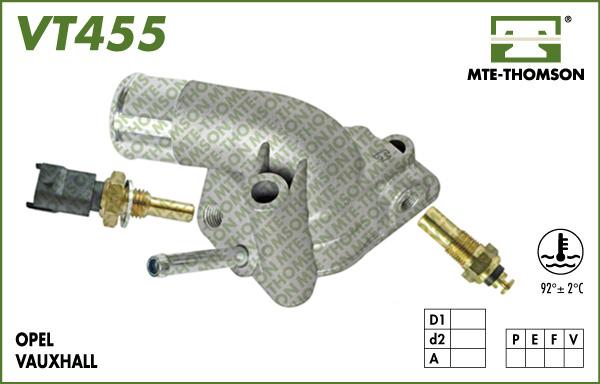 MTE-Thomson VT455.92 - Termostat, soyuducu furqanavto.az