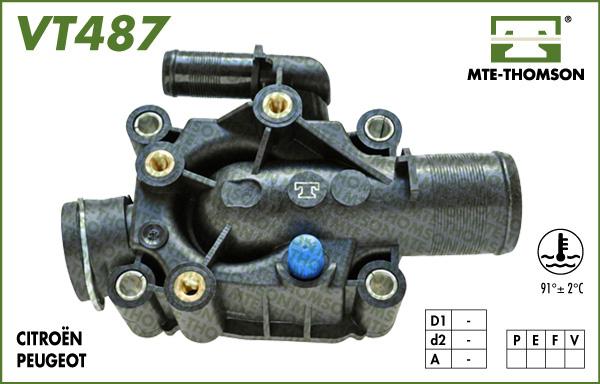 MTE-Thomson VT487.91 - Termostat, soyuducu furqanavto.az