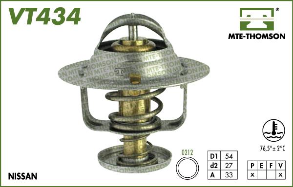 MTE-Thomson VT434.76 - Termostat, soyuducu furqanavto.az