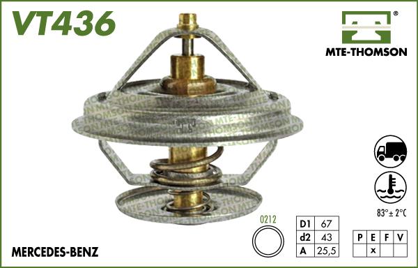 MTE-Thomson VT436.83 - Termostat, soyuducu furqanavto.az