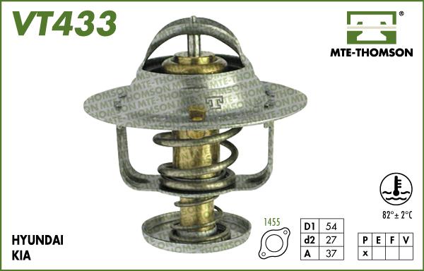 MTE-Thomson VT433.82 - Termostat, soyuducu furqanavto.az