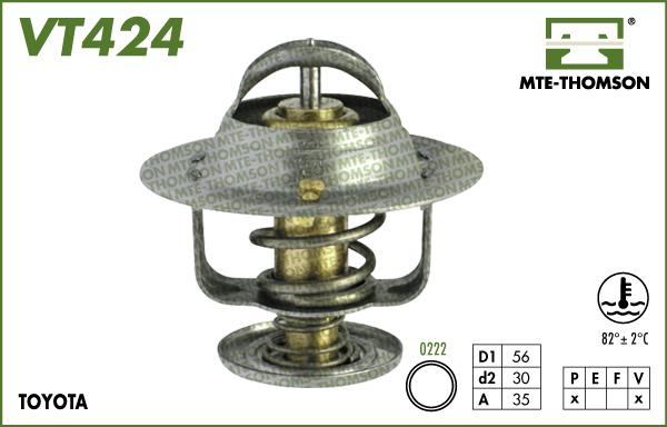 MTE-Thomson VT424.82 - Termostat, soyuducu furqanavto.az