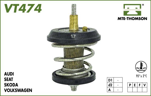 MTE-Thomson VT474.95 - Termostat, soyuducu furqanavto.az