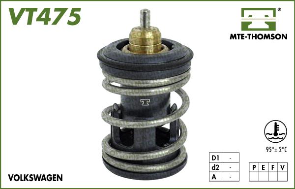 MTE-Thomson VT475.95 - Termostat, soyuducu furqanavto.az