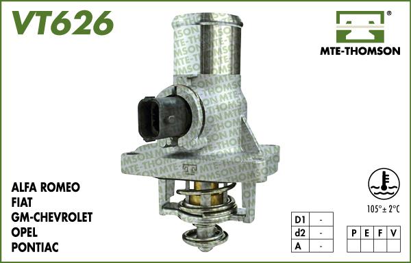 MTE-Thomson VT626.105 - Termostat, soyuducu furqanavto.az