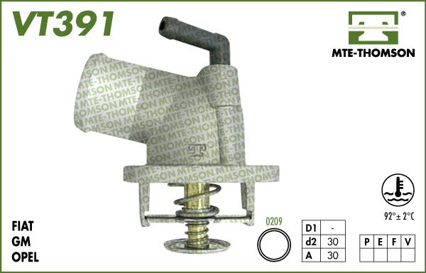 MTE-Thomson VT391.92 - Termostat, soyuducu furqanavto.az