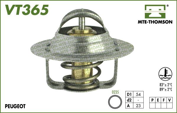 MTE-Thomson VT365.83 - Termostat, soyuducu furqanavto.az
