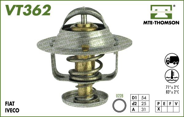 MTE-Thomson VT362.82 - Termostat, soyuducu furqanavto.az
