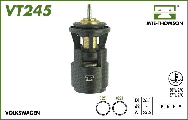 MTE-Thomson VT245.80 - Termostat, soyuducu furqanavto.az