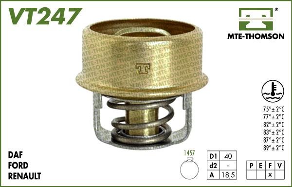 MTE-Thomson VT247.75 - Termostat, soyuducu furqanavto.az