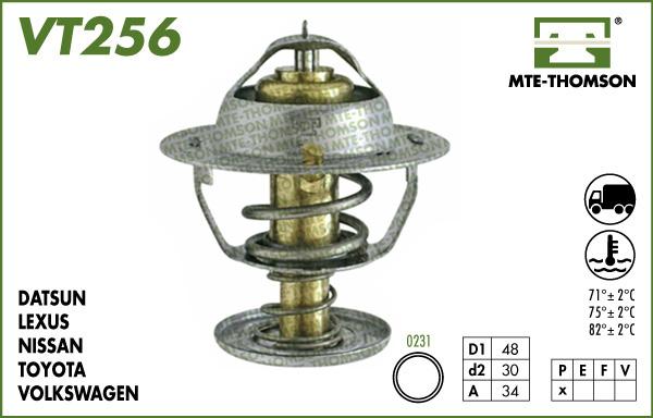 MTE-Thomson VT256.75 - Termostat, soyuducu www.furqanavto.az