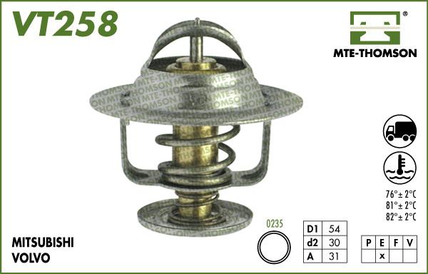 MTE-Thomson VT258.82 - Termostat, soyuducu furqanavto.az
