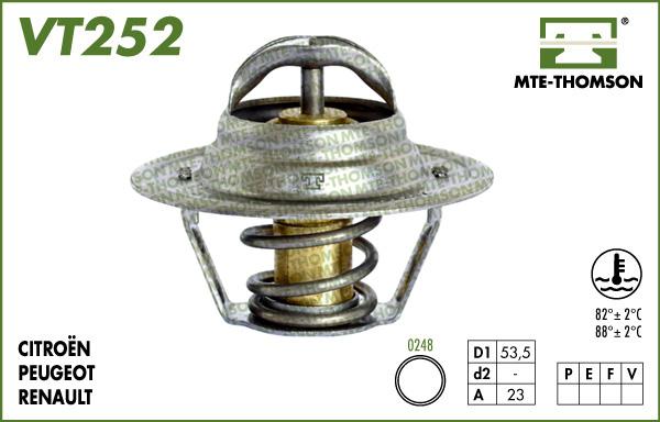 MTE-Thomson VT252.92 - Termostat, soyuducu furqanavto.az