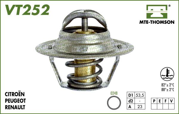 MTE-Thomson VT252.89 - Termostat, soyuducu furqanavto.az