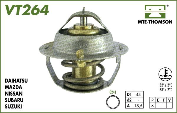 MTE-Thomson VT264.88 - Termostat, soyuducu furqanavto.az