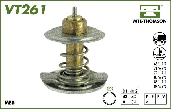 MTE-Thomson VT261.87 - Termostat, soyuducu furqanavto.az