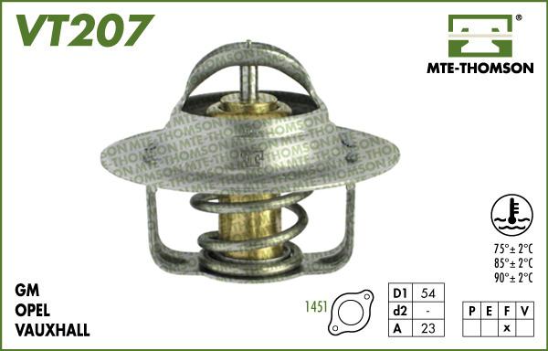 MTE-Thomson VT207.92 - Termostat, soyuducu furqanavto.az