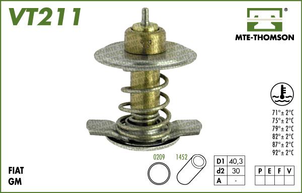 MTE-Thomson VT211.92 - Termostat, soyuducu www.furqanavto.az