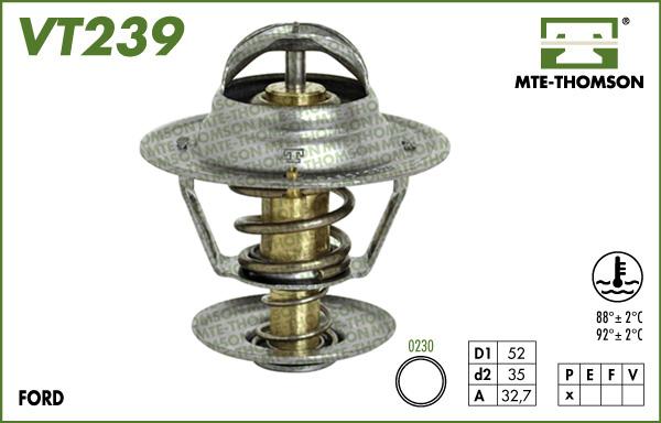 MTE-Thomson VT239.92 - Termostat, soyuducu furqanavto.az