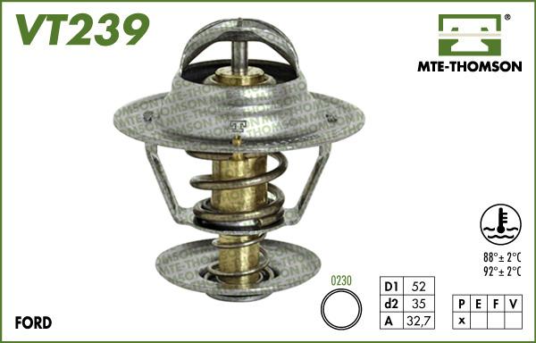 MTE-Thomson VT239.92 - Termostat, soyuducu www.furqanavto.az