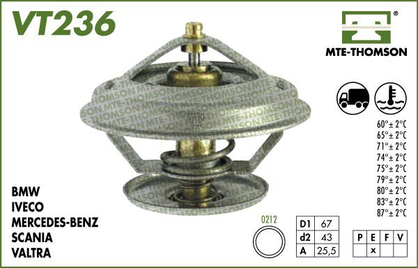 MTE-Thomson VT236.75 - Termostat, soyuducu www.furqanavto.az